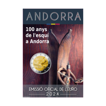 2 euro okolicznościowe Andora 2024 Narciarstwo