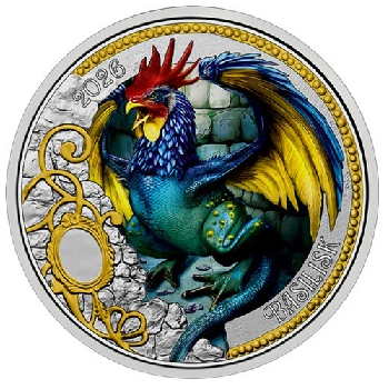 3 euro Austria 2026 - Bazyliszek