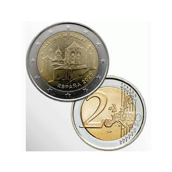 2 euro okolicznościowe Hiszpania 2026 - Klasztor w Poblet