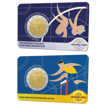 2 euro okolicznościowe Finlandia 2025 Lekkoatletyka - folder