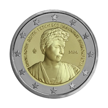 2 euro okolicznościowe Grecja 2024 - Penelope Delta