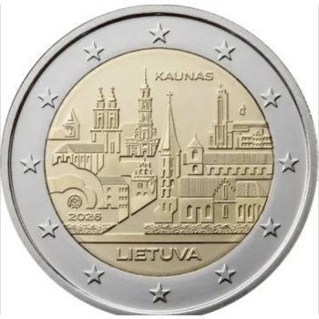 2 euro okolicznościowe Litwa 2026 - Kowno