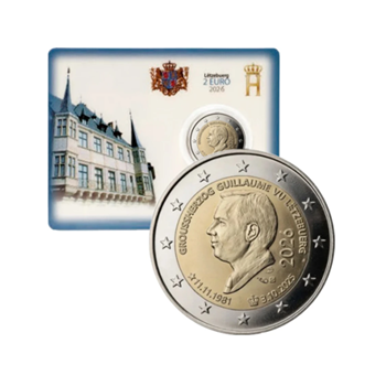 2 euro okolicznościowe Luksemburg 2026 Urodziny Wilhelma - folder