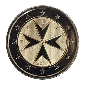 2 euro obiegowe Malta 2026